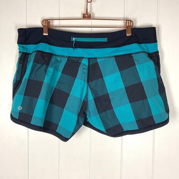 Lululemon Groovy Run Short 2-way Stretch in Surge and Inkwell Size 12 - Picture 10 of 10